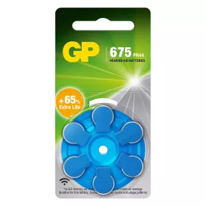 Hörapparatsbatterier Za675/Pr44 6St