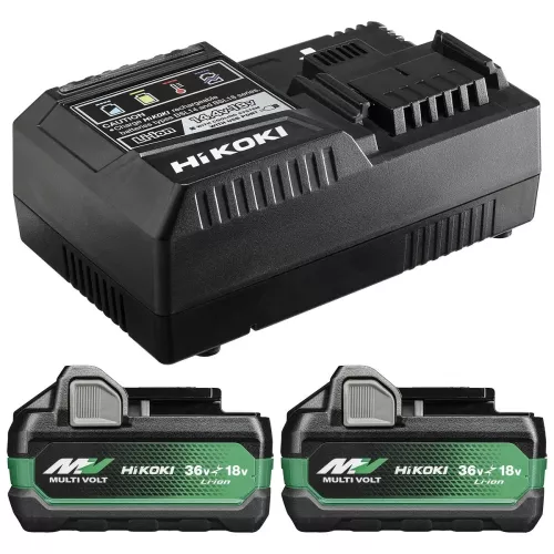 Batteripaket 36V 2 X Bsl36A18X + Laddare Uc18Ysl3