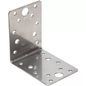 Vinkelbeslag 90X90X65X2,0Mm Rostfri A2