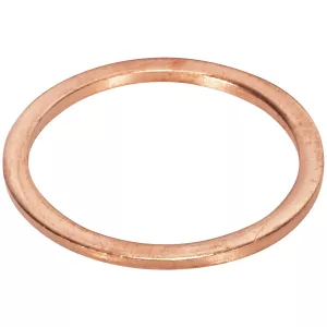 Koppar Bricka M6,5 11,0X1,0Mm 10St