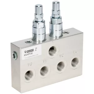 Dubbel Tryckbegränsningsventil 3/8 Med Inloppsvent