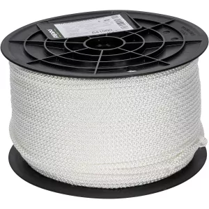 Rep Fläta Polyester 6Mm Vit 200M