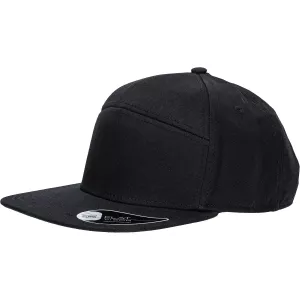 Cap 7-Panel Flat Peak One Size Svart