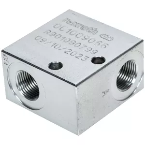 Block För Patronventil 2/2 3/8 350Bar 018-E Stål