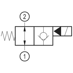 Patronventil  2/2 No 150L 350Br Od150621A000000