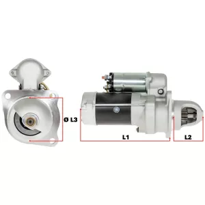Startmotor Case 12V 3,2Kw