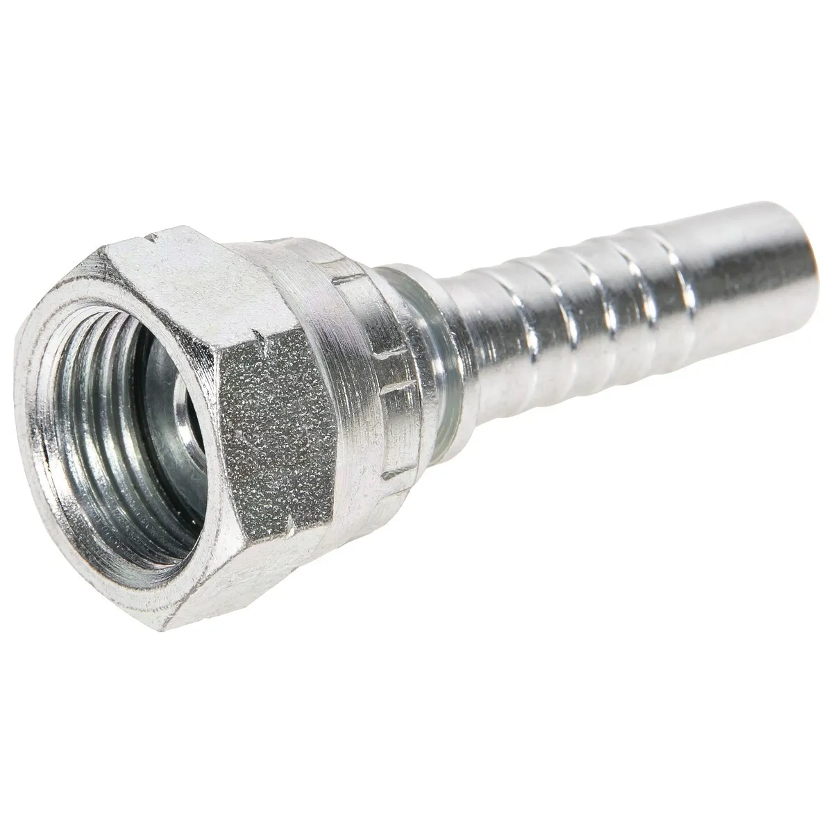 Presskoppling Flat Seal M22X1.5-1/2 Rak Inv.Gänga