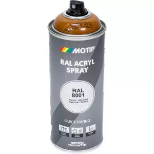 Sprayfärg Brun Ral8001 Akr. 400Ml