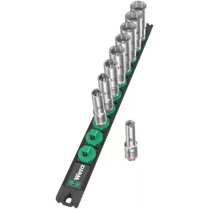 Hylssats 3/8" 9 Delar Lång Zyklop