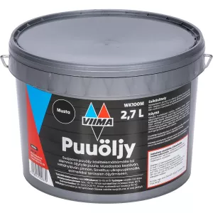 Viima Träolja Svart 2,7L