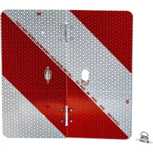 282X282Mm Sidomarkering Skylt Vikbar Vänster