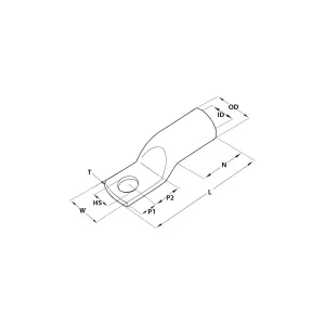 Rörkabelsko Hd 35Mm2 M6 2St