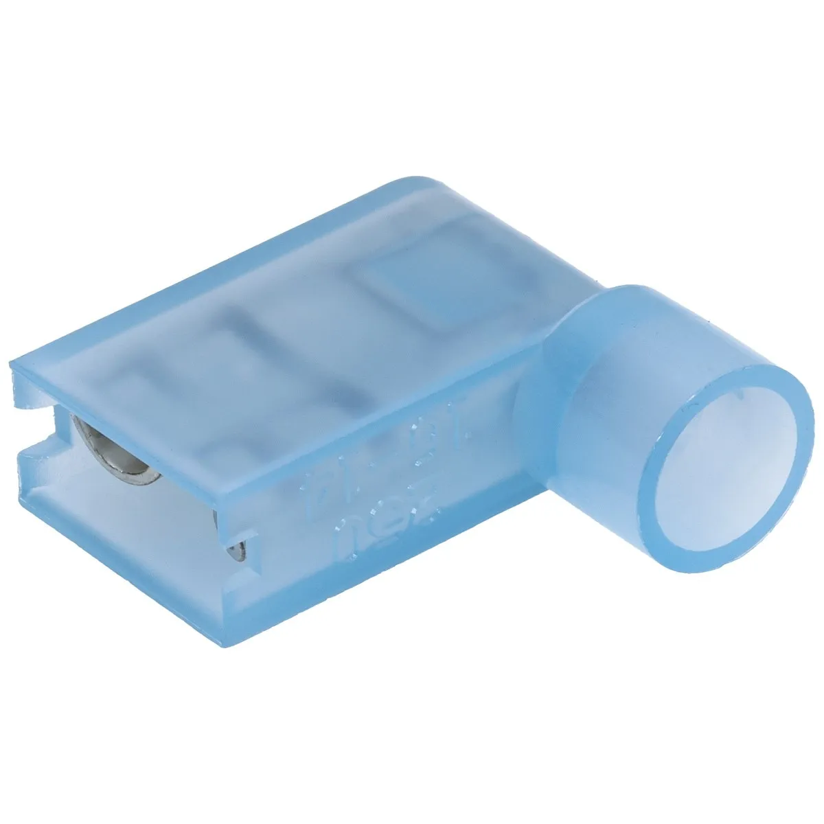 Flaggkabelsko 6,3Mm Blå 10 St