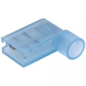 Flaggkabelsko 6,3Mm Blå 10 St