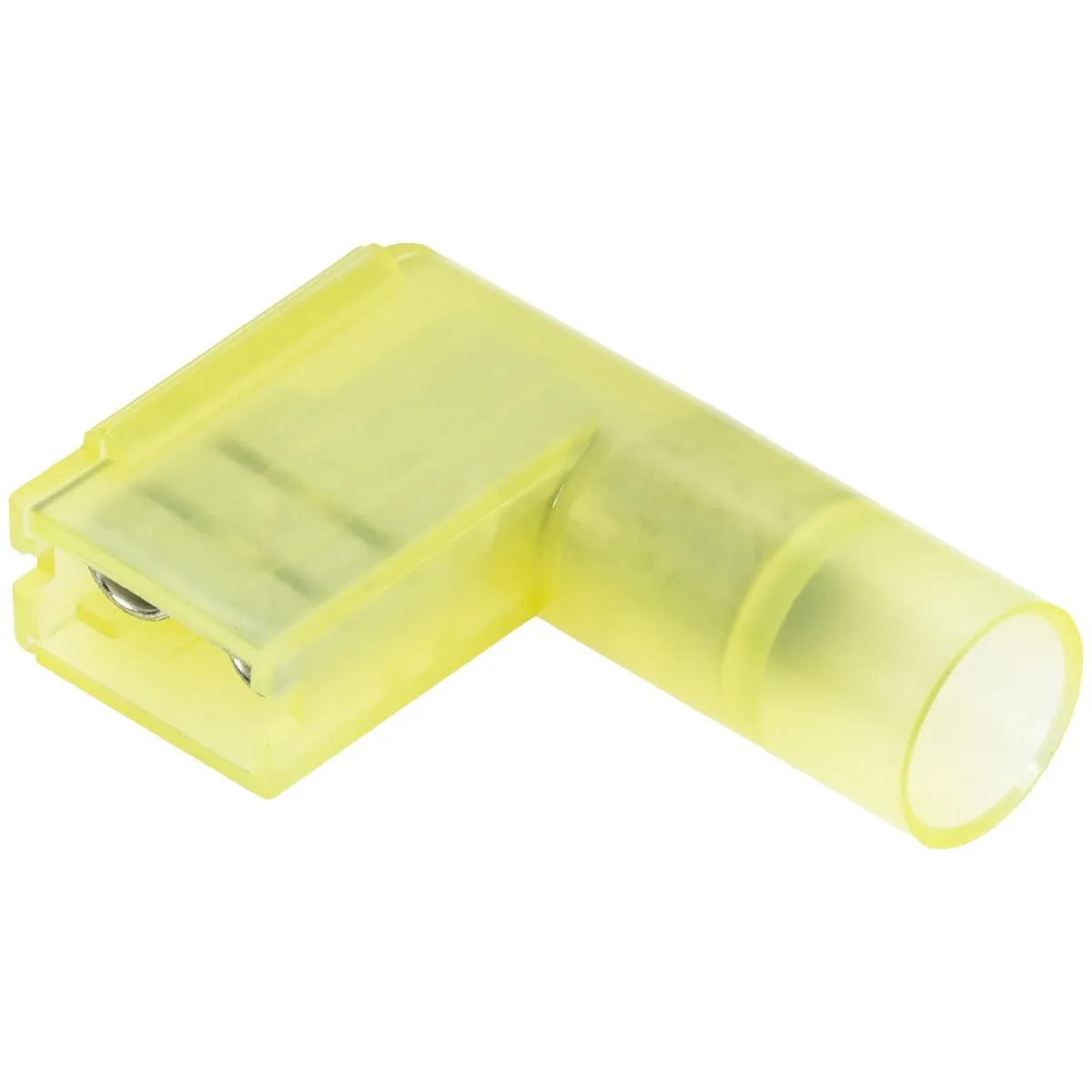 Flaggkabelsko 6,3Mm Gul 10 St