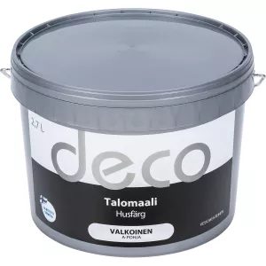 Deco Fasadfärg V 2,7L Vit Premium A-Grund