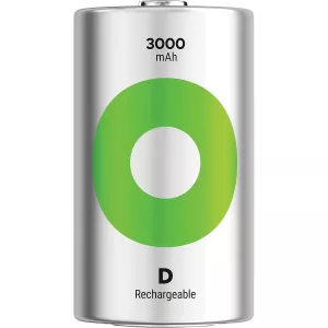 Laddningsbart Batteri 1,2V D 3000Mah Recyko 4St