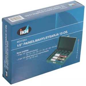 Krafthylssats 1/2" 12-Delar