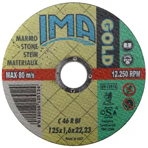 Kapskiva 125X1,6X22,2Mm Gold Sten