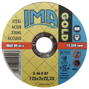 Kapskiva 125X2,0X22,2Mm Gold