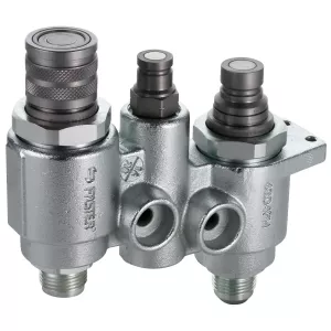 Flat-Face Snabbkoppling Block 1/2" 4Bd Faster