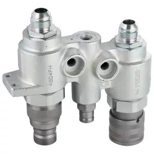 Flat-Face Snabbkoppling Block 3/4" 4Bd Faster