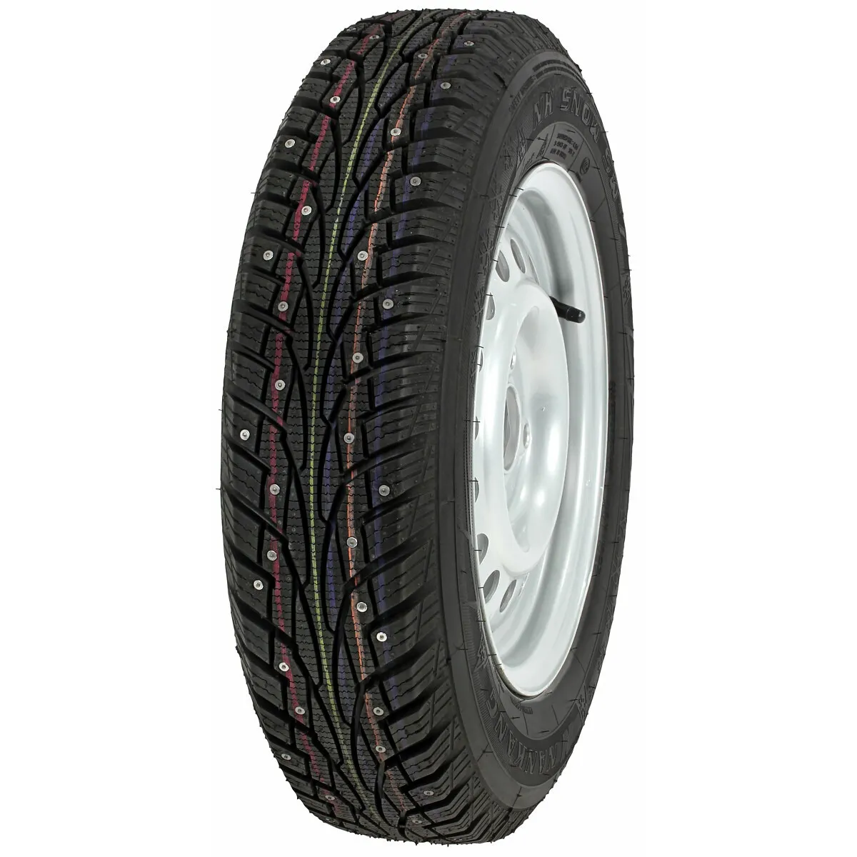 Däck Inkl Fälg 155R13 Vänster Dubbat 4X100