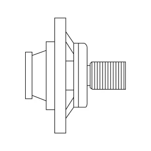 Skivristnav Och Axel 1 1/8" Överum