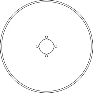 Skivristklinga 20" Överum