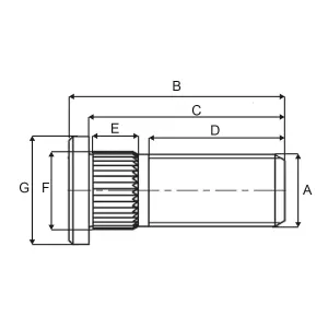 Bult M16X1,5X45Mm 903C16