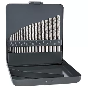 Metallborrsats 19 Delar 1-10Mm Hss Cobalt