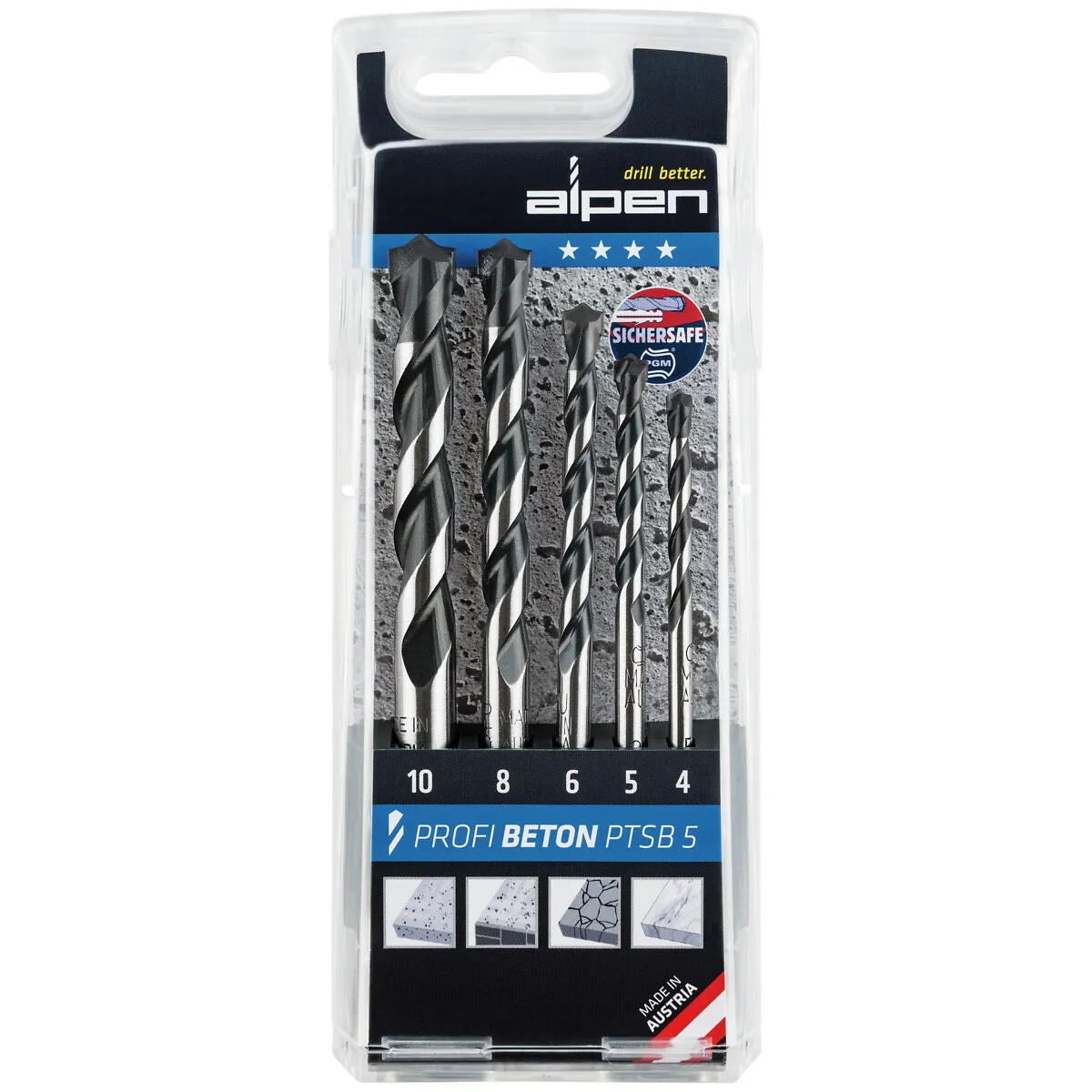 Betongborrsats 4-10Mm Profi Beton Ptsb 5