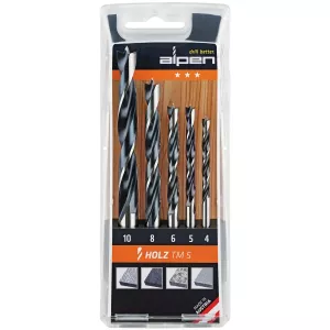 Träborrsats 5-Pcs 4-10Mm Holz