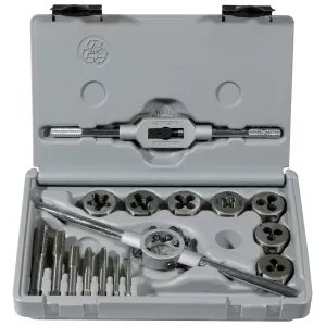 Gängverktygssats 16 Delar M3-M12 Hss-G Din