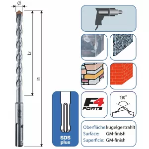 Betongborr 22X260Mm F4 Forte Sds-Plus