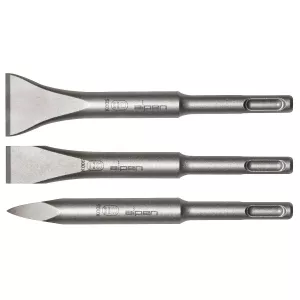 Mejselsats 3 Delar Korta Sds-Plus