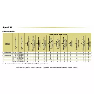 Enkelräcke Speed Xl