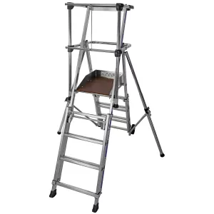 Trappstege Med Plattform Sherpascopic 4-6 Steg