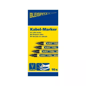 Märkpenna 4Mm För Kabel 0,75 Mm Svart