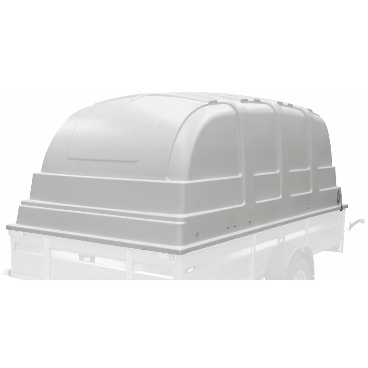 Släpvagnskåpa 371X186X125 Grå Jaxal (Hdpe)