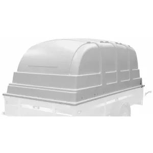 Släpvagnskåpa 371X186X125 Grå Jaxal (Hdpe)