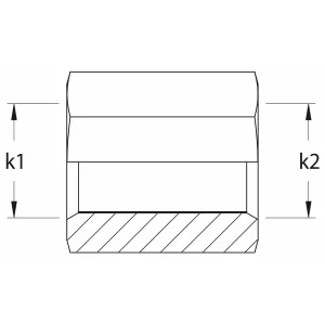 Muff Rak Bsp 1.1/2-1.1/2 Inv
