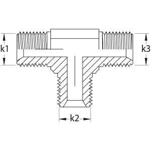 T-Koppling Bsp 1.1/4 Utv-Utv-Utv