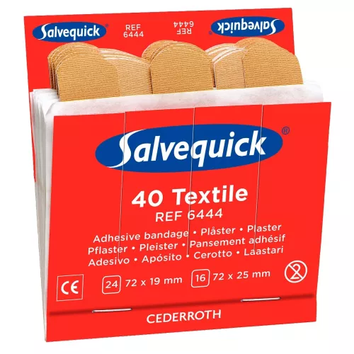 Textilplåster 6X40St Salvequick