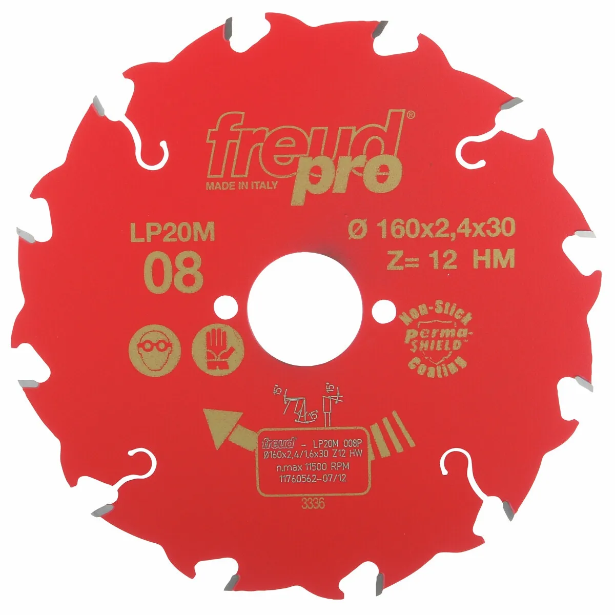 Sågklinga 160X2,4X30Mm Z12