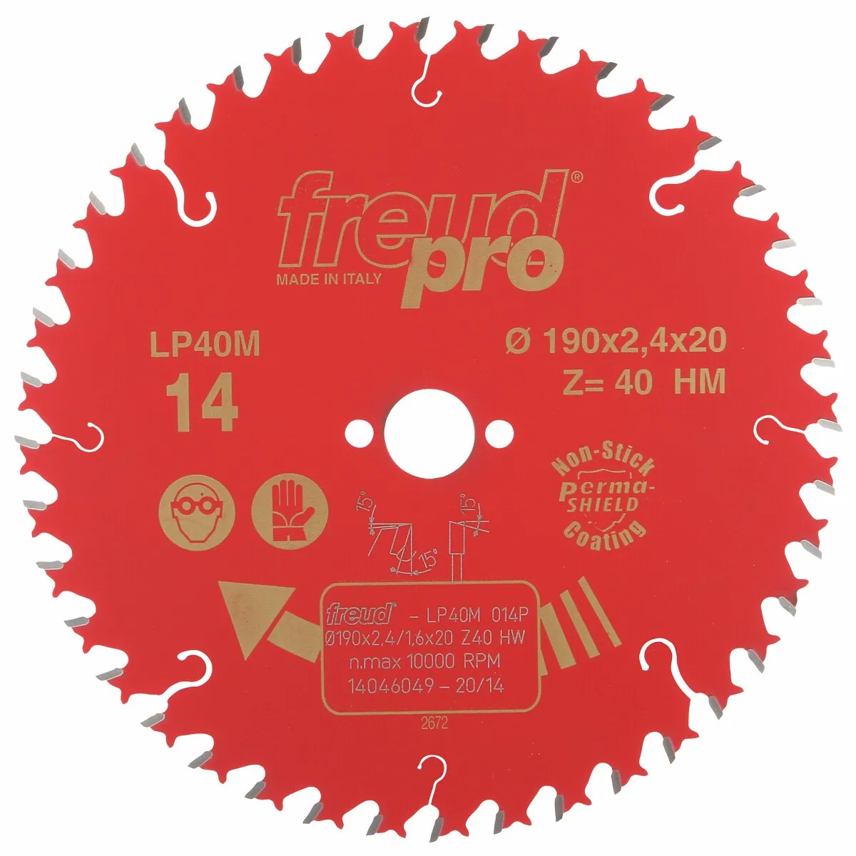 Sågklinga 190X2,4X20Mm Z48