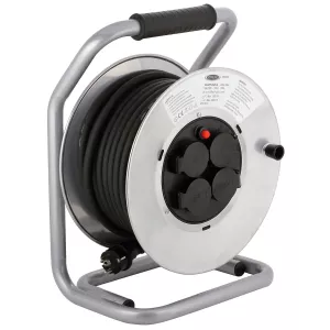 Kabelvinda 25M Gummi 4-Vägs 3X2,5Mm