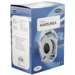 Kabelvinda 25M Gummi 4-Vägs 3X2,5Mm