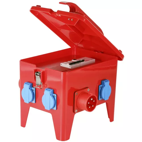 Byggcentral 16A 2X400V / 5X230V