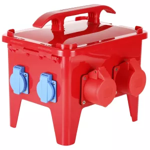 Byggcentral 16A 2X400V / 5X230V